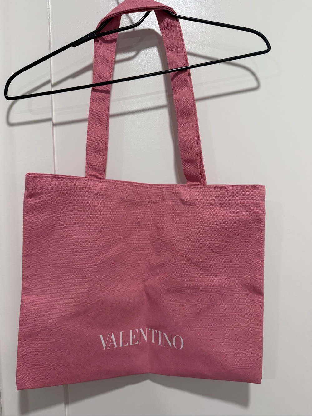 Pink Canvas Logo Tote